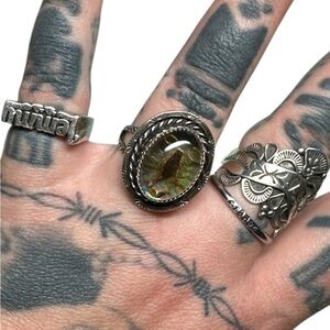 Sterling silver scorpion mood ring must see 11